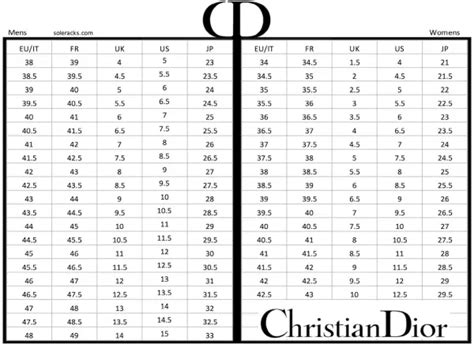 03a 04a größe kinder dior|Dior shoes size chart.